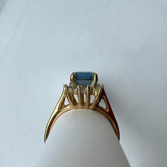 Blue Topaz Ring - Picture 2 of 5